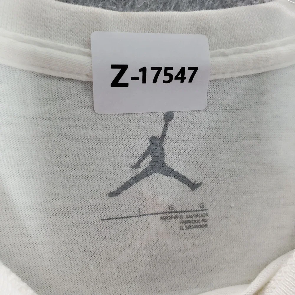 Air Jordan Men Shirt Large White Michael Jordan Legend 23 Jumpman Graphic READ